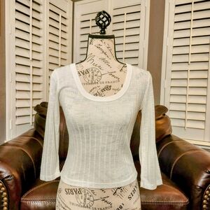 American Dream Sheer White Top